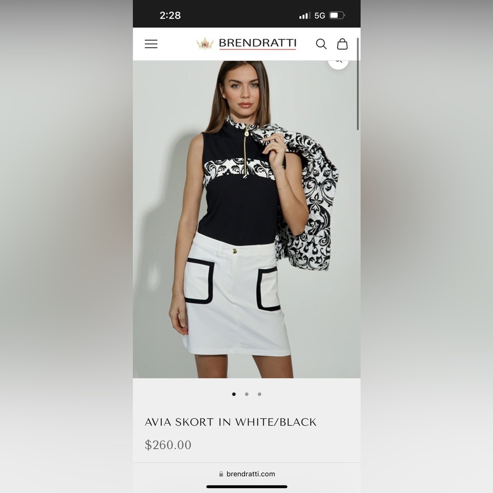 Brendratti golf skirt size 40. Only worn for 90 mins for lunch.